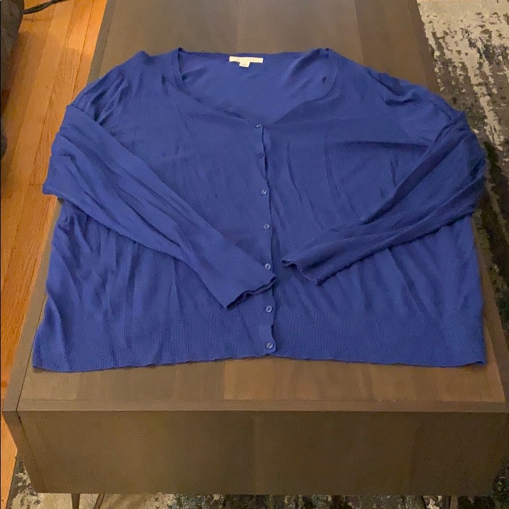Sejour 3x blue cardigan